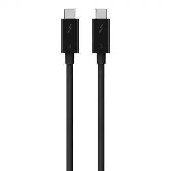 USB-C uz USB-C kabelis Belkin F2CD084bt0.8MBK 0.8 m 40 Gbit/s Melns
