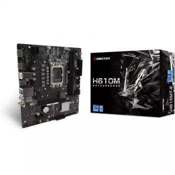 Mātesplate Biostar H610MTE DDR4 LGA1700 Micro-ATX