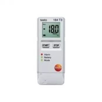 TESTO 184 T3 temperatūras datu reģistrators, 40000 mērījumu, -35 ... +70 °C, 0,1 °C (0572 1843)