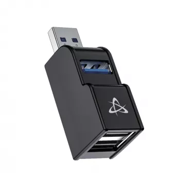 USB centrmezgls SBOX H-606 — 3 porti USB-A (1x USB 3.0, 2x USB 2.0)