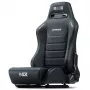 Sacensību stila atpakaļatgāzts sēdeklis Next Level Racing ERS3 Elite Premium — melns PU āda