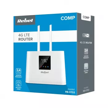 Rebel Comp RB-0702 4G LTE mobilais maršrutētājs ar SIM karti