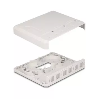 DeLOCK 67052 Virsmas montāžas kārba optisko šķiedru moduļiem, 6 porti, balta