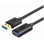 UNITEK Y-C456GBK USB kabelis 0,5 m USB 3.2 Gen 1 (3.1 Gen 1) USB A Melns