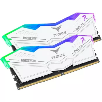 Teamgroup Delta RGB DDR5-6000 32 GB (2x 16 GB) Dual-Kit, balts, Intel XMP