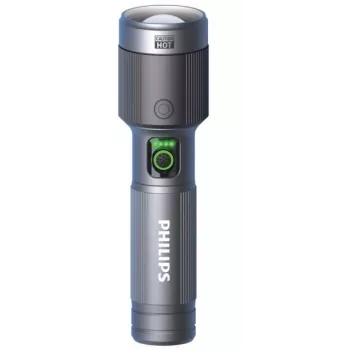 Philips uzlādējams kabatas lukturis ar USB-C, 1500 lm, 2000 mAh