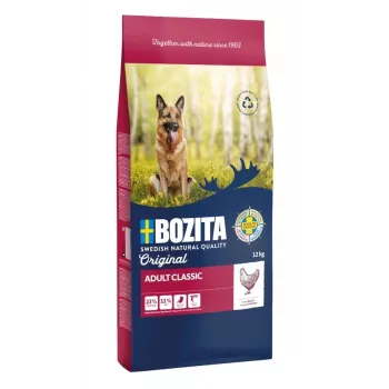 Sausā suņu barība BOZITA Original Adult Classic 12 kg — Vistas gaļa, 23% olbaltumvielas, 11% tauki