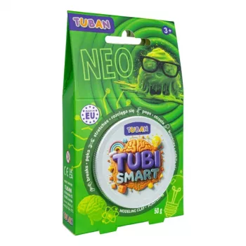 Māla modelēšanas masa TUBAN TUBI SMART NEO, zaļa, 50 g — bērnu modelēšanas māls