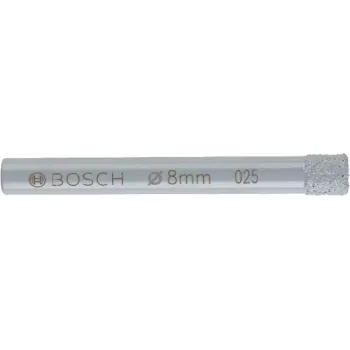 Diamanta serdes urbis Bosch Dia-Bohrer EXPERT keramikai 8 mm, slapjā urbšana, MPN 2608599050
