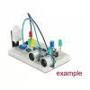 Breadboard DELOCK 18315 — plastmasas balts, 54 × 84 × 9 mm