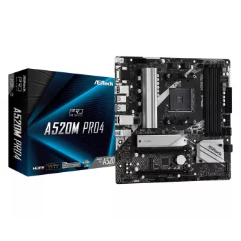 Mātesplate ASRock A520M PRO4 Socket AM4 micro ATX