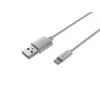 Natec Prati Lightning (vīriešu) — USB-A (vīriešu) kabelis 2m MFi balts NKA-2149