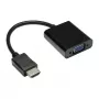 Adapter HDMI uz VGA, HDMI spraudnis uz VGA ligzdu, 3,5 mm stereo ligzda, melns, Good Connections® (HDMI-AD21)