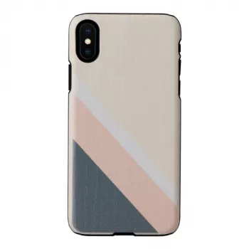 Viedtālruņa maciņš man and wood iPhone X/XS — Pink Suit Black