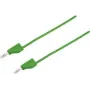 VOLTCRAFT Mērīšanas vads [4 mm spraudnis - 4 mm spraudnis] 1 m Zaļš MSB-300 (MSB-300-1-GR)