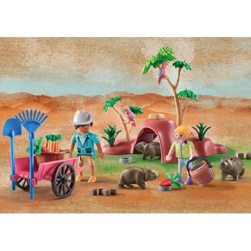 Wiltopia 71625 Vombatu patversmes figūru komplekts
