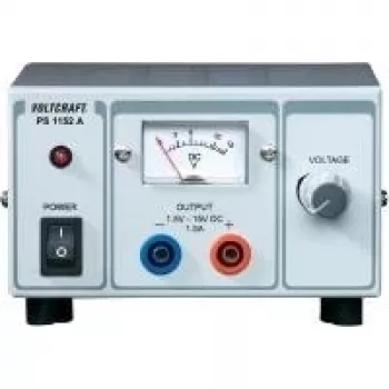 Laboratorijas barošanas bloks Voltcraft PS-1152A, DC 1,5–15 V, max 1,5 A, 22,5 W