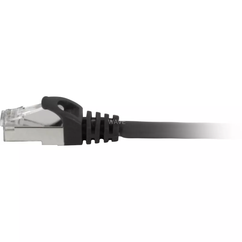 Sharkoon SFTP tīkla kabelis RJ-45 Cat.7a 1 m melns