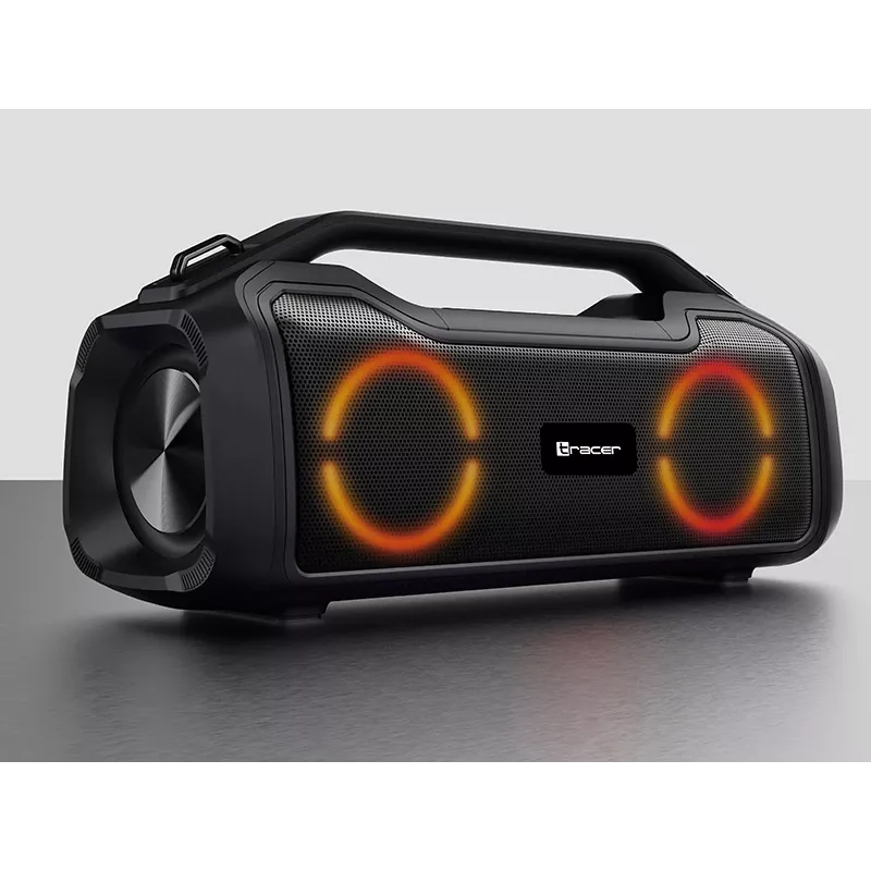 Pārnēsājams skaļrunis TRACER BigBoy TWS Bluetooth 40W RMS, Bluetooth 5.3, 12h akumulators, Melns