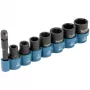 Makita E-12289 trieciena uzgriežņu atslēgu un adaptera komplekts, 8 gab.