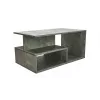 Kafijas galdiņš Top e Shop PRIMA BETON, brīvas formas virsma, taupe, 900×510×430 mm, 1 kāja