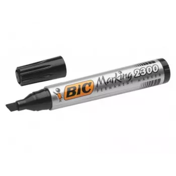 Permanentais marķieris BIC ECO 2300, melns, 4–5 mm lodveida uzgalis