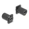 DeLOCK D-Type modulis DisplayPort ligzda-ligzda 4K melns