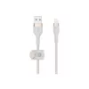 Belkin CAA010BT1MWH Lightning kabelis 1m balts