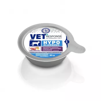 VET RESPONSE Hypoallergenic Pork - mitrā kaķu barība - 85g