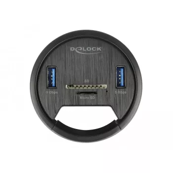 Kontaktligzda DeLOCK 64152 Melna 1 gab. Kaste