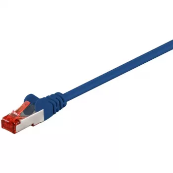 Wentronic Goobay CAT 6 Patch Kabelis, S/FTP (PiMF), Zils, 50 m - LSZH Halogēns-Brīvs, Varš (68276)