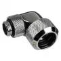 Alphacool Eiszapfen 90° kompresijas savienotājs 16mm HardTube, hromēts, 1/4 inch vītne