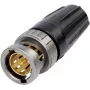 Neutrik BNC savienotāja spraudnis, taisns 75 Ω, 1 gab. (NBNC75BLP7X)