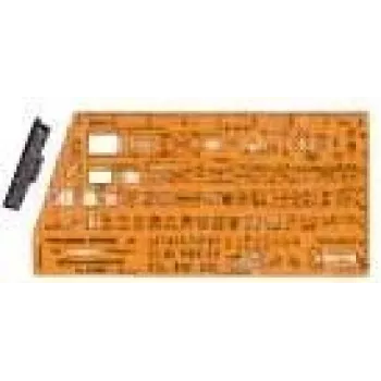 STANDARDGRAPH Zeichenschablone Taktische Zeichen NATO 8353 oranža (8353)
