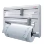 Leifheit 25703 papīra dvieļu turētājs, sienas stiprinājums, pelēks, balts