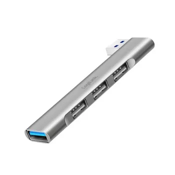 LogiLink USB 3.2 Gen1 4-portu USB-A centrmezgls 1x USB 3.0 AF 3x USB 2.0 AF UA0436