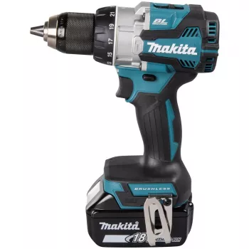 Makita DHP489RTJ bezvadu skrūvgriezis/urbis 1800 RPM Melns, Zils