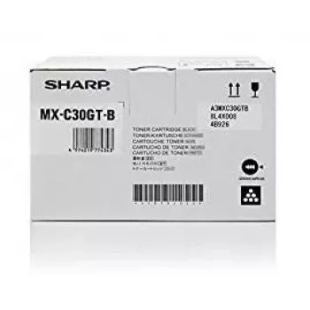 Tonera kasetne Sharp MX-C30GTB 3000 lpp Melna