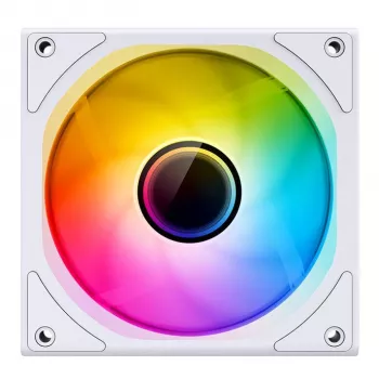 Dzesēšanas ventilators Jonsbo ZK-120W 3in1 A-RGB balts — 120 mm, A-RGB apgaismojums