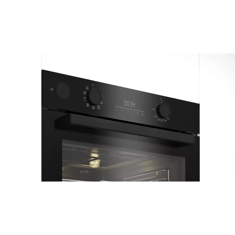Iebūvējamā elektriskā cepeškrāsns BEKO BBIS17300BSEA, 60 cm, 72 L, multifunkcionāla, SteamAid™, Airfry, A+