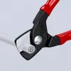 Kabeļu šķēres Knipex 95 11 160 — 160 mm griešanas jauda, ergonomiski rokturi