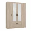 Skapis Topeshop ROMANA 160 SON 11 plaukti 4 durvis Ozols