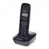 Panasonic KX-TG1611 DECT bezvadu telefons ar zvanītāja numura atpazīšanu, 50 numuru atmiņa, līdz 15 h sarunu laika, melns
