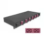 Šķiedru optikas sadales kārba DeLOCK 67002 Melna Metāla 482x220x44mm