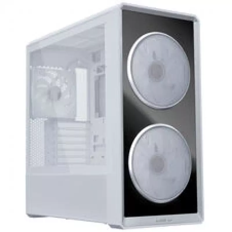 Lian Li LANCOOL 217 INF PC korpuss komplektā + 3x UNI FAN SL-INF 120 Reverse Blade ventilators - Balts