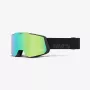 100% SNOWCRAFT Slēpošanas brilles Melnas Unisex Zaļš, Spogulis, Tirkīzs Cilindriska (plakana) lēca