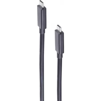 USB kabelis ShiverPeaks BS13-65015 USB4 Gen 3x2 0.5m Melns