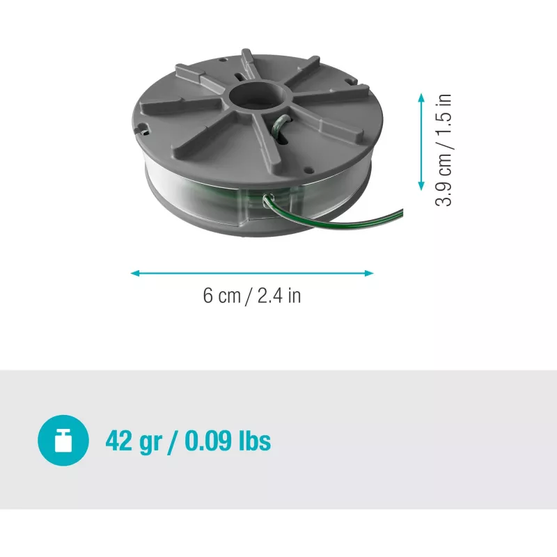 Trimmera spole Gardena 5411-20 zaļi pelēka ABS neilons 60 mm