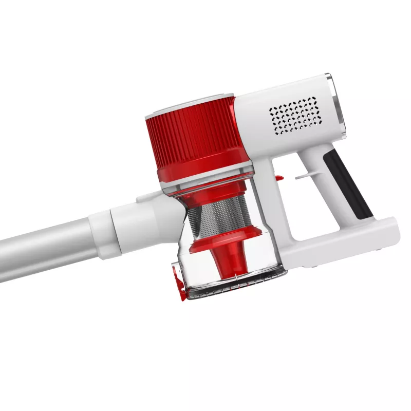 Bezvadu putekļsūcējs Adler AD 7051 — 300 W, 22,2 V, 0,6 L, EPA F8, LED gaisma, balts/sarkans