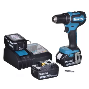 MAKITA DDF485RF3J urbjmašīnas komplekts 3x 18V 3Ah